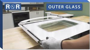 oven outer door glass repair