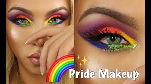lgbtq pride makeup tutorial rainbow