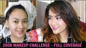 200k makeup challenge ala ratu acne