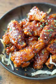 sweet y korean bbq wings a food