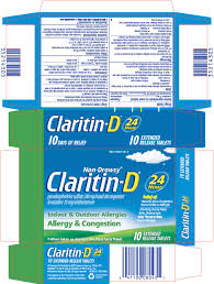 Claritin D 24 Hour Tablet Extended Release Msd Consumer