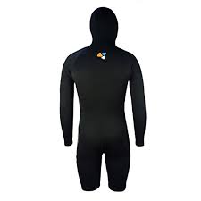 Layatone Wetsuit Shorty Men Premium Neoprene 3mm Diving Suit Surfing Suit With Hood Wetsuit Men Scuba Diving Suit Snorkeling Suit One Piece