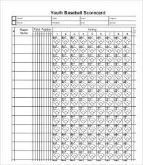 Baseball Score Sheet 8 Free Pdf Documents Download Free