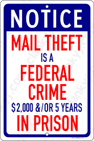 reported mail thefts in marble hill
