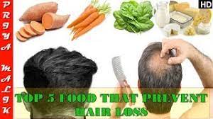 top 5 food that prevent hair loss or