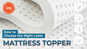 latex mattress topper how to choose