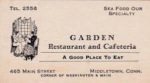 business card garden restaurant cafe