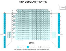 Kirk Douglas Theatre Seating Chart Entertainment Seating