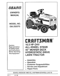 craftsman 536 252570 owner s manual pdf