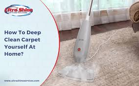 ways to deep clean the carpet yourself