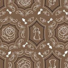 brown bandana fabric wallpaper and