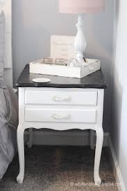 side table makeover white cote home