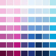 Photostock Vector Cmyk Color Chart To Use In Prepress And