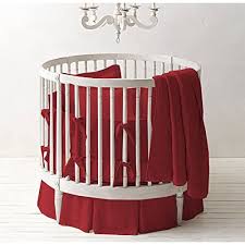 uni nursery baby bedding round