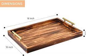 Large Wooden Serving Tray