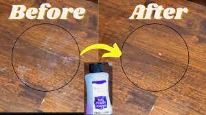 remove nail polish remover from wood