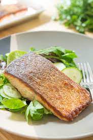 pan seared salmon with crispy skin