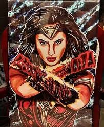 Wonder Woman Canvas Wall Art Fan Art Dc