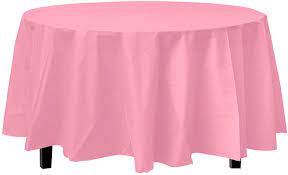 Read reviews for round white plastic table covers, 84 in. Amazon Com Pink Round Plastic Table Cover Health Personal Care