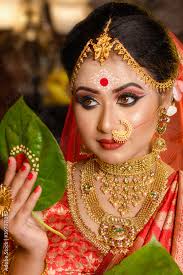 portrait of very beautiful indian bride