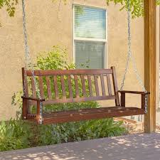 Wooden Patio Porch Swing