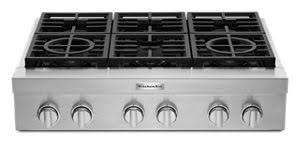36'' 6 burner commercial style gas