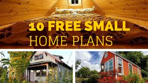 10 Free Small Home Plans