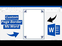 microsoft word page border design