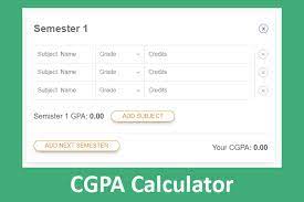 cgpa calculator calculate your cgpa