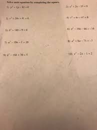 Solved Solve Each Equation By
