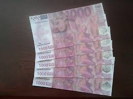 Leicht geändert wurde auch das format der scheine: 5 X 1000 Euro Schein Banknote Scherzartikel Eur 9 00 Picclick De
