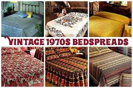 vintage 1970s bedspreads soft retro