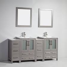 Vanity Art 72 Inch Double Sink Bathroom
