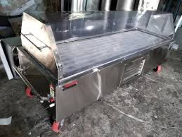 stainless steel dead body freezer box