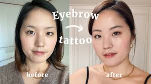 microblading eyebrow tattoo experience