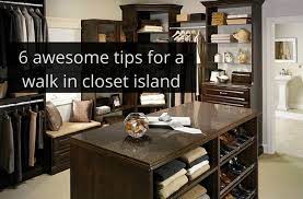 cleveland custom walk in closet island