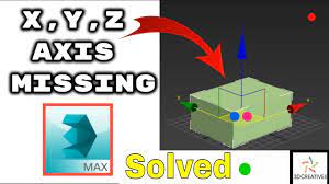 3ds max XYZ arrows missing - hindi - YouTube