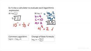 Evaluate Common Logarithmic Expressions