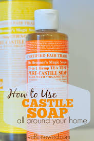 how to use castile soap the many uses