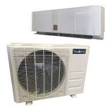 A split system air conditioner is a great option for keeping your home cool and comfortable in the summer months. Mini Split 12 000 Btu Diamondair Do It Yourself 17 5 Seer 115v Heat Pump Ductless System D1612diyi115v D1612diyo115v
