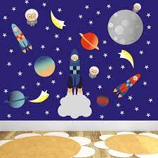 Space Nursery Wall Stickers For Baby