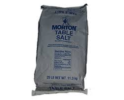 morton table salt 25lbs 11 3kg 10
