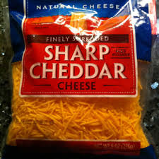 finely shredded sharp cheddar cheese