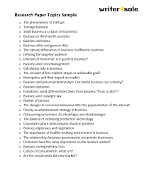 Example of concept paper topics. Research Paper Topics Ideas For High School