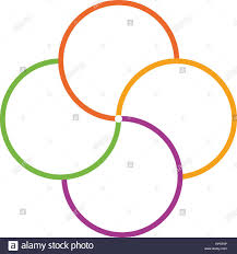 Colorful Vector Circle Infographics Template For Round Chart