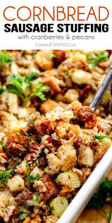 thanksgiving cornbread sausage stuffing