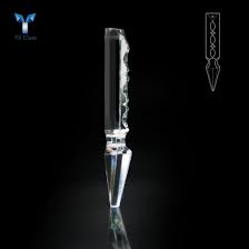 uinque rocket head prism crystal glass