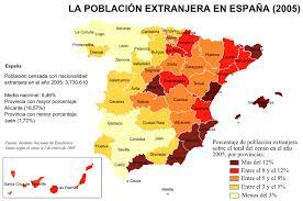 The map shows spain and surrounding countries with international borders, the national capital cantabria cantabria is a historical community and a province of spain. Foreign Population Density Of Spain Map Of Spain Map Spain