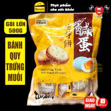 Bánh Quy Trứng Muối 500G - Đồ Ăn Vặt Nội Địa Giá , Bánh Kẹo Đài Loan -  Ruvask - Bánh