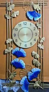Metal Wall Clock Home Decor Art